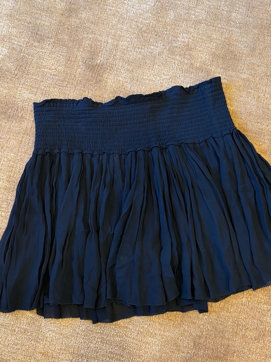 Isabel Marant Dresses & Skirts - Isabel Marant Black Smocked Waist Pleated Skater Mini Skirt